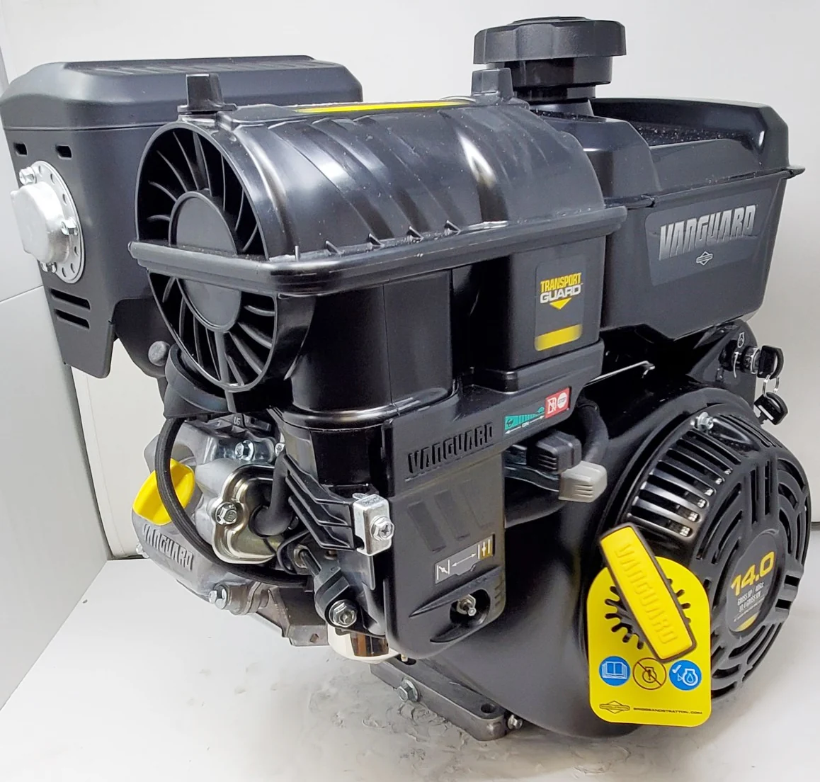 Briggs & Stratton 14hp Vanguard Engine 408cc Electric Start 1"x 3-31/64 #25V337-0012 - Image 2