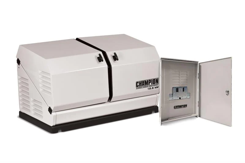 Champion 12.5KW 717cc Standby Generator w/ 100amp Transfer Switch #100179