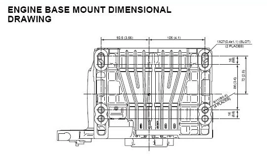 Honda Horizontal Engine 22.1hp Net HP 688cc OHV 1-7/16" x 4.4" #GX690-BXF - Image 11